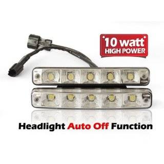 10x1watt HIGH POWER LED DAYTIME RUNNING LIGHT DRL LAMP AUDI BMW with 