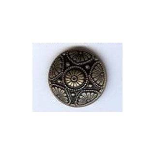    Safi   1 Antique Brass Finish Metal Button. Arts, Crafts & Sewing