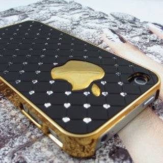  Luxury Silver Gold Real Brushed Metal Back Hard Case Cover 