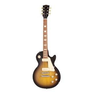  Gibson Les Paul Studio 60s Tribute Electric Guitar, Satin Gold Top 