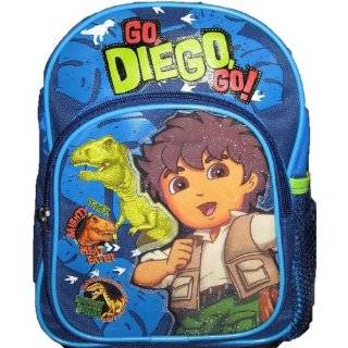 Go Diego Go Mini 10 Dinosaur Rescue Backpack