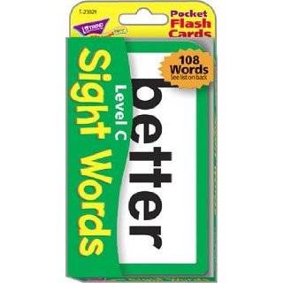 Sight Words Level C Pocket Flash Cards