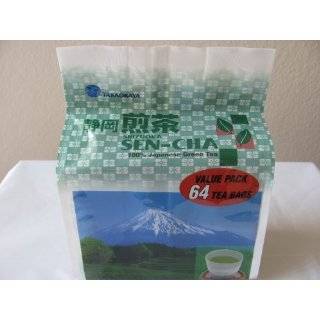 Takaokaya Tea T Green Sencha, TeaBags, 64 Count Units (Pack of 4)