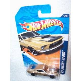 HOT WHEELS 2011 MUSCLE MANIA 1/10 GOLD 67 SHELBY GT 500 101/244