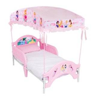  Disney Princess Wood Toddler Bed with Safe Sleep Rails 