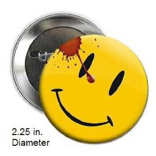   Watchmen Button Smiley Face Comedians Badge 2.25 inches in Diameter