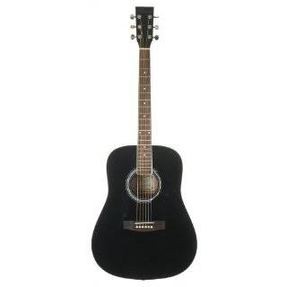   Full Size Dreadnought Acoustic Guitar   Black Musical Instruments