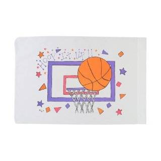  Standard Pillowcase   I Heart Basketball (Girls)