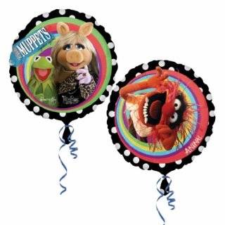 The Muppets Group Kermit, Miss Piggy, & Animal 18 Mylar Balloon