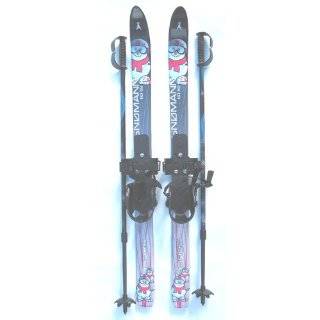 Whitewoods Nordic Cross Country Skis for Kids 100cm with Poles NEW