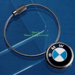 BMW Genuine BMW Roundel Logo Cable Key Chain Ring