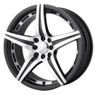  Sacchi S62 262 Black Wheel with Machined Face (17x7 
