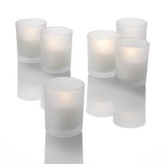  Glass candle holder wax; bulk packed