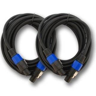   Foot Raw Wire to Speakon Speaker Cable   16 Guage   PA/DJ/Home Audio