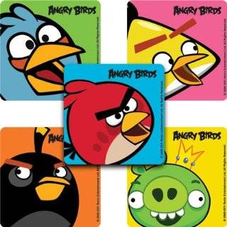 Angry Bird Stickers   75 Stickers   5 Styles   2 1/2 Each