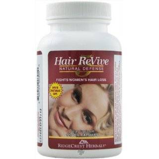 Ridgecrest Herbals Hair Revive Natural Defense   120 Capsules, 3 pack 