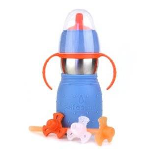 The Safe Sippy 2 2 in 1 Sippy to Straw Bottle, Blue