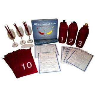 ALL YOU NEED IS WINE   a blind wine tasting party game