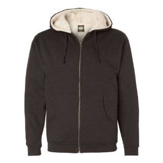 Independent Trading Co. Mens Sherpa Lined Full Zip Contrast Hooded 