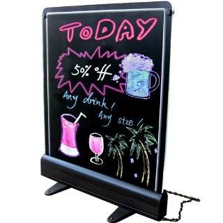  UV Led Neon BlackBoard Stands on its Own Easel