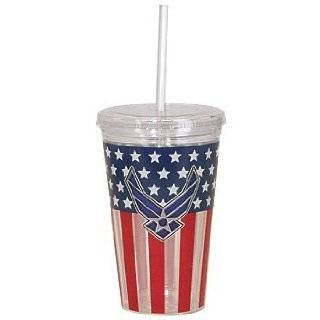 Military Branch Logo Insulated Acrylic Tumbler Tableware Air Force