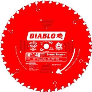  Big Foot BFCB 10 1/4 Inch 36 Tooth ATB Saw Blade with 5/8 Inch 