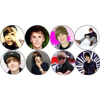  Set of 6 JUSTIN BIEBER QUOTES Mini 1.25 Pinback Buttons 