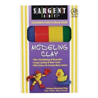 Sargent Art 22 4400 1 Pound Primary Assorted Color Clay