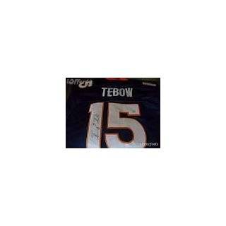 Signed Tim Tebow Denver Broncos Jersey   GAI   Autographed NFL Jerseys 