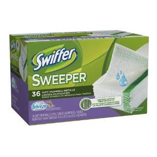 Swiffer Sweeper Wet Mopping refills linges humidifies, Fabreze 