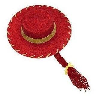 Jessie Red Costume Hat with Braid Toy Story 3