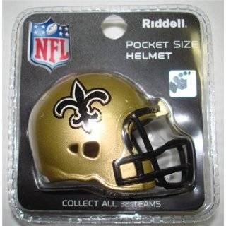 New Orleans Saints Riddell Revolution Pocket Pro Football Mini Helmet