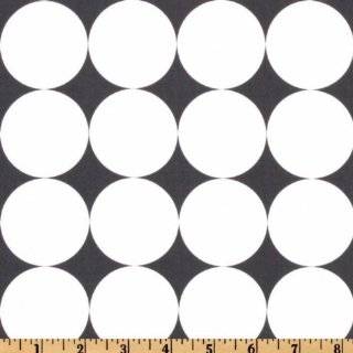 44 Wide Michael Miller Disco Dot Charcoal Fabric By The Yard