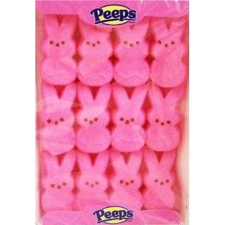 Marshmallow Peeps Pink Easter Bunnies 12ct