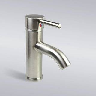   Modern Contemporary Bathroom Vanity Sink Lavatory Faucet Brushed