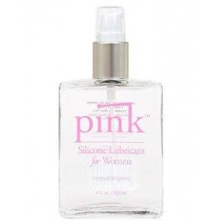 Pink Lubricant, 4 Ounce Bottle Pink Silicone Lubricant for Women