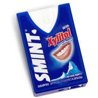 Smint Cool Mints with Xylitol, 40 Count Mints Dispensers (Pack of 12)