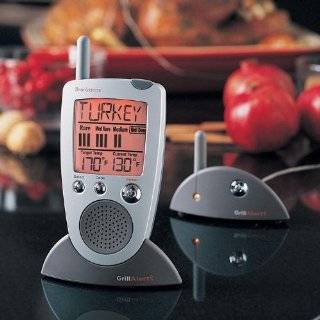   Wireless Talking Oven/Barbecue Thermometer, Red Patio, Lawn & Garden