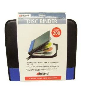 Inland Pro CD/DVD Carrying Case Holds 208 Discs