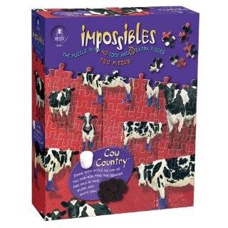 University Game Impossibles Cow Country Puzzle