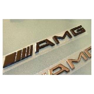  Mercedes Benz AMG Matte Black Trunk Emblem Badge (Made of 