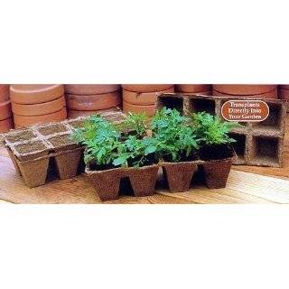  30 Burpee Seed Starting 3 Square Peat Pots Patio, Lawn 