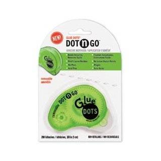  Glue Dots Glue Dots 1/2 Inch Removable Dots, 200 Clear Dots 