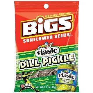 BIGS Vlasic Dill Pickle Sunflower Seeds, 5.35 Ounce Bags (Pack of 12)