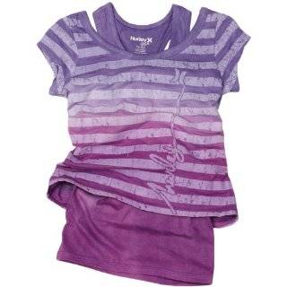   Reviews Hurley Girls 2 6X Fuerte 2Fer T Shirt, Daybreak Purple, 4T