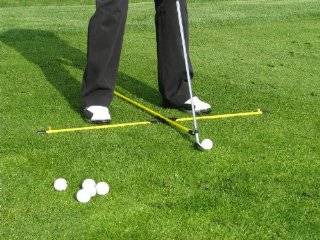 EyeLine Golf Practice T Alignment Rod System Sports