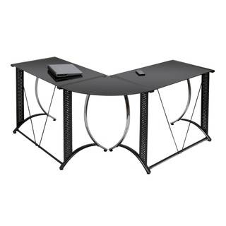 Calico Designs Monterey LS Black Powder coated Steel Corner Desk