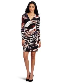 Calvin Klein Womens Rouched Dress Clothing