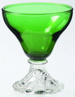 Anchor Hocking Burple Green Liquor Cocktail Glass 5693