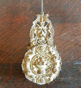 Antique Pendulum for Clock Brass 9 Ounces Lion Head